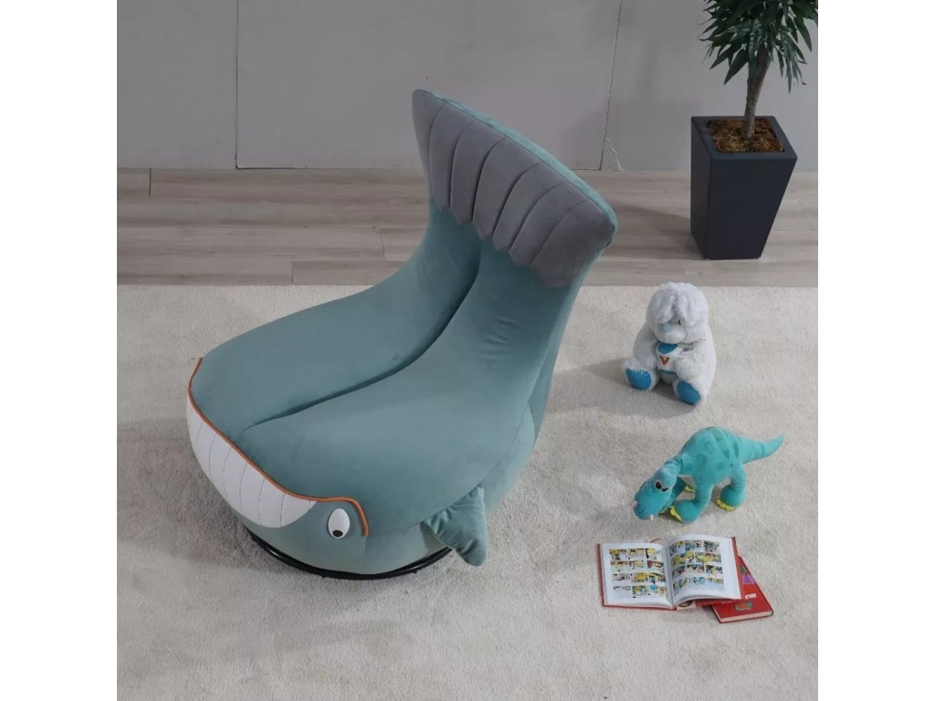 baby Shark dudu-armchair-Bebek Ve Yetişkin Koltuğu