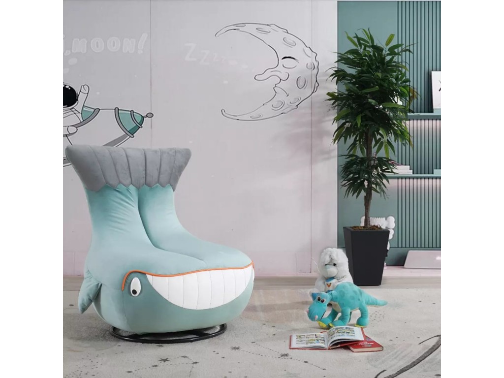 baby Shark dudu-armchair-Bebek Ve Yetişkin Koltuğu