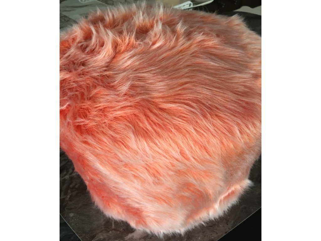 Peluş Puf konforlu Beyaz-Sarı-Pembe-Mavi-Rangarenk  Puflar